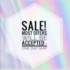 Most offers will be accepted